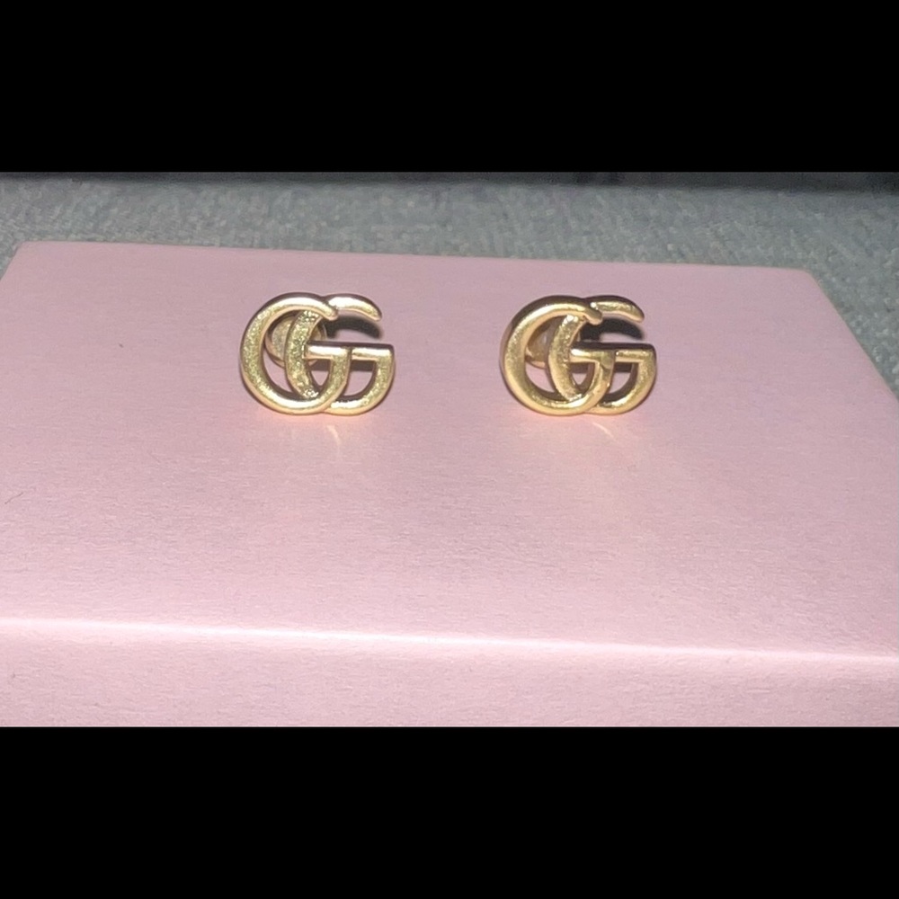 Bronze GG earrings